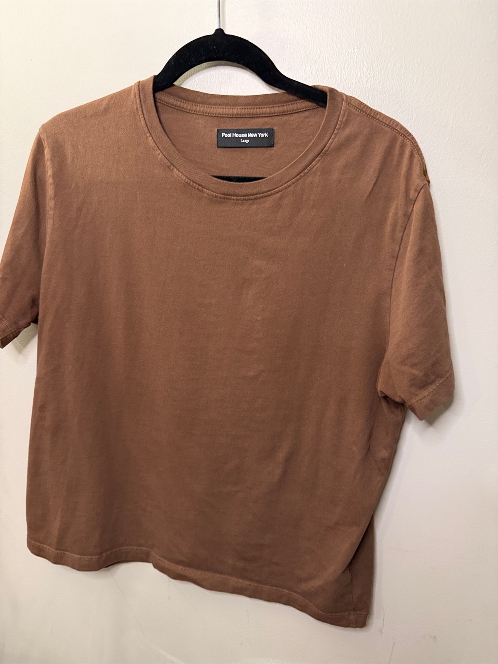 Men's Short Sleeve Crewneck T-Shirt - Brown